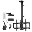 Suport TV motorizat pentru tavan, Telecomanda, capacitate 50 kg, Standard Vesa max 600x400, Inaltime reglabila, 32-55 inch
