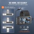 Camera endoscop pentru inspectie auto, instalatii sanitare, ecran IPS 5 inch, Zoom 2X, 1080P, 10 lumini LED, IP67, lungime 15 m, Lentile triple