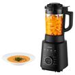 Blender multifunctional de masa 1200 W, recipient sticla, Capacitate 1.2 l, auto-curatare, 7 x programe, Negru