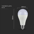 Bec led A65, dulie E27, putere 15W, 3000K Alb cald