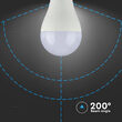Bec led, forma A65, E27, putere 15W, 4000K Alb neutru