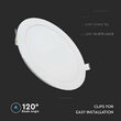 Plafoniera led rotunda, incorporabila, 12W, 4000k alb neutru, 1160 lm