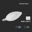 Bec led lumanare, E14, putere 3.7W, 4000K Alb neutru