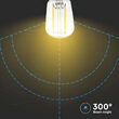 Bec led E14, forma ST26, putere 2W, 4000K Alb neutru