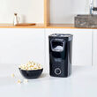 Aparat de facut popcorn, 1100W, tehnologie cu aer cald, Negru, 261x172x138 mm