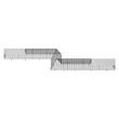 Cotet pentru pasari si animale mici tip Tunel, 729 x 200 x 61.5 cm, Acoperis drept, Otel galvanizat, Copertina PE, Portabil, Tarusi fixare