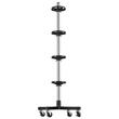 Suport vertical cu roti pentru 4 anvelope, Inaltime 1160 mm, max 100 kg, Otel