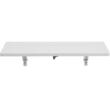 Birou pliabil pentru spatii mici, Montaj pe perete, Alb, Dimensiune 800 x 600 mm