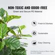 Smochin artificial, Inaltime 156 cm, Verde/Maro, PE si Inox, protectie anti-inclinare