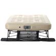 Saltea gonflabila 2 persoane, cu suport pliabil, Baterie Li-Ion pentru Umflare/Desumflare, USB, 1970x1530x630 mm, max 272 kg
