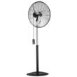 Ventilator Industrial cu picior, Diametru 670 mm, Otel, pentru Terasa, Depozit, 3 viteze, Oscilatie, Inaltime reglabila