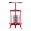 Presa manuala pentru struguri si fructe moi, Capacitate 14 l, Inox/Fonta, 405x975 mm