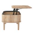 Masuta de cafea, blat rabatabil, Lemn, 1000 x 480 x 545 mm