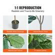 Smochin artificial, Inaltime 156 cm, Verde/Maro, PE si Inox, protectie anti-inclinare