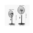 Ventilator Industrial cu picior, Diametru 670 mm, Otel, pentru Terasa, Depozit, 3 viteze, Oscilatie, Inaltime reglabila