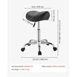 Scaun salon/frizerie tip sa, max 226 kg, rotatie 360 grade, Reglabil inaltime 535-695 mm