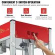 Masina automata Popcorn Cinema Profesional, putere 1440 W, Rosu, 458x380x768 mm