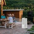 Racitor de aer cu evaporare apa 3 in 1, Rezervor 9 l, 60 W, Alb, 3 viteze, Telecomanda, 260 x 220 x 610 mm, 2 x pastile gheata
