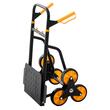 Carucior pentru urcat scarile, 6 roti, Capacitate 200 kg, Otel, 650 x 520 x 1150 mm