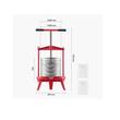 Presa manuala pentru struguri si fructe moi, Capacitate 14 l, Inox/Fonta, 405x975 mm
