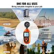 Anemometru digital portabil, viteza vantului, temperatura vantului, fluxul de aer, racirea vantului, pentru navigatie, HVAC, -10℃  60℃, IP44