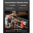 Strung pentru metal, 1100 W, motor fara perii, DRO pe 2 axe, viteza variabila max 3000 rpm, 254 x 762 mm