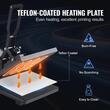Presa termica de transfer pentru tricouri, 1200 W, 0-232 ℃,  Dimensiunea plăcii de încălzire 38 x 38 cm