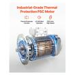 Ventilator Industrial cu picior, Diametru 670 mm, Otel, pentru Terasa, Depozit, 3 viteze, Oscilatie, Inaltime reglabila