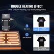 Presa termica de transfer pentru tricouri, 1200 W, 0-232 ℃,  Dimensiunea plăcii de încălzire 38 x 38 cm