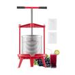 Presa manuala pentru struguri si fructe moi, Capacitate 14 l, Inox/Fonta, 405x975 mm