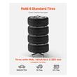 Suport vertical cu roti pentru 4 anvelope, Inaltime 1160 mm, max 100 kg, Otel