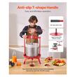 Presa manuala pentru struguri si fructe moi, Capacitate 14 l, Inox/Fonta, 405x975 mm