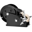 Troliu manual cu clichet si manivela, bidirectional, chinga poliester, 10 m, capacitate max 1590 kg, 2 x viteze