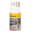 Set 11 burghie pentru metal Strend Pro Premium HSS, 13.3x5.4x5.4 cm, diametru 1.5-8 mm