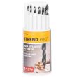 Set 11 burghie pentru lemn Strend Pro Premium HSS, 13.3x5.4x5.4 cm, diametru 3-10 mm