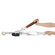 Troliu cu cablu si 3 carlige, capacitate 4 tone, lungime cablu 3 m, Clichet