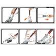 Troliu cu cablu si 3 carlige, capacitate 4 tone, lungime cablu 3 m, Clichet