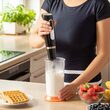Blender de mana 800 W, 2 viteze, cutite inox, 700 ml, tocare, zdrobire, tel