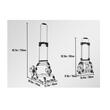 Carucior pentru urcat scarile, 10 roti, pliabil, Capacitate 100 kg, Greutate 4.5 Kg, Aluminiu