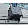 Carucior cumparaturi cu 10 roti pentru urcat scarile, Capacitate 70 kg, Volum 53 l, Greutate 4 Kg, Aluminiu, Pliabil
