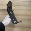 Suport stalp tip U fixare in beton, Strend Pro ASU4, latime reglabila 0-200 mm, negru, decorativ