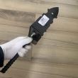 Suport stalp tip U fixare in beton, Strend Pro ASU4, latime reglabila 0-200 mm, negru, decorativ
