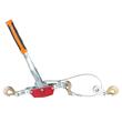 Troliu cu cablu si 2 carlige, capacitate 4 tone, lungime cablu 3 m, Clichet, 2 viteze, mecanism anti-inversare