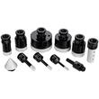 Set 11 carote diamantate pentru gresie, marmura, 6/8/10/25/35/38/50/65 mm, umed sau uscat, cutie depozitare