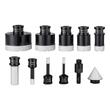 Set 11 carote diamantate pentru gresie, marmura, 6/8/10/25/35/38/50/65 mm, umed sau uscat, cutie depozitare