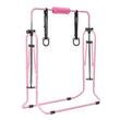 Bara gimnastica pliabila pentru copii, max 68 kg, Inaltime reglabila 914-1321 mm, Roz