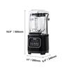 Blender profesional, 2200 W, Functie auto-curatire, Capacitate 2 l, 6 cutite, Negru