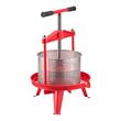 Presa manuala pentru struguri si fructe moi, Capacitate 9 l, Inox/Fonta, 405x705 mm
