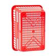 Set 4 x cosuri pentru cumparaturi, capacitate 21 l, manere, Rosu, max 9 kg