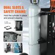 Carucior pentru aparat de sudura si accesorii, Otel, max 120 kg, 2 niveluri, 750x710x480 mm